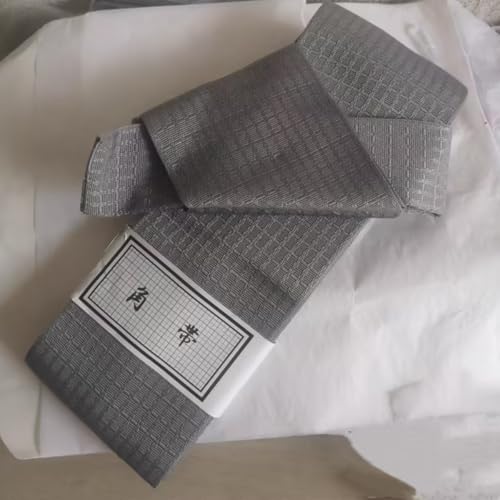 CAMDOM Mens Japanese Kimono Obi Belt Traditional Vintage Judo Samurai Waist Wrap Pre-tied Waistband3