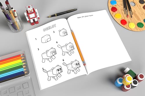 Image of How To Draw for Minecrafters A Step by Step Chibi Guide: Unlock Your Creative World with 6 Easy-to-Follow Tutorials for Drawing Minecraft Chibis from ... (Unofficial Minecraft Activity Book for Kids)