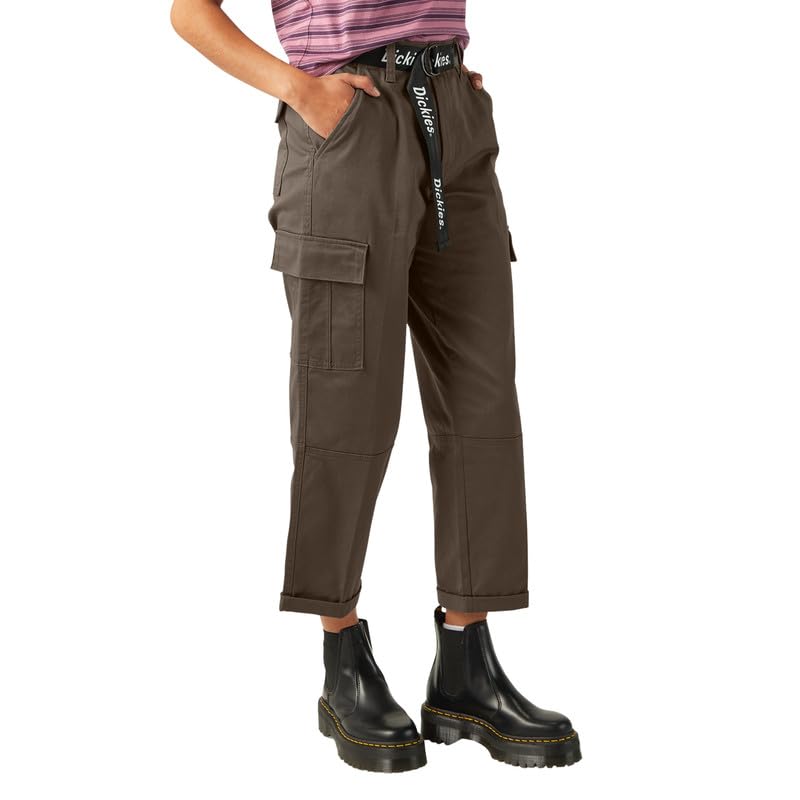 Image of Dickies Women's Relaxed Fit Cropped Cargo Pants