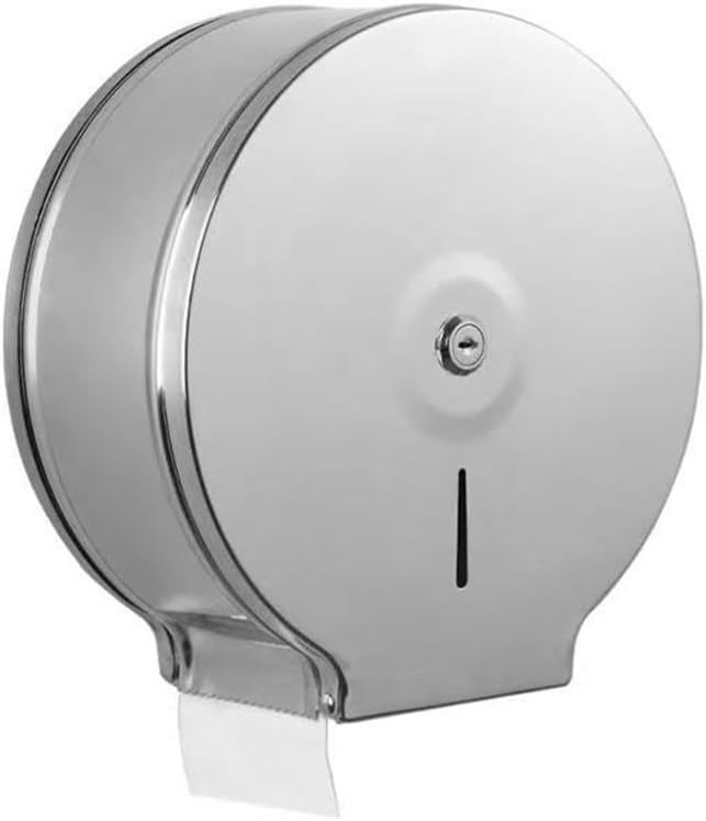 304 Stainless Steel Large Roll Paper Box Public Toilet Hotel Tray Hand Towel Waterproof