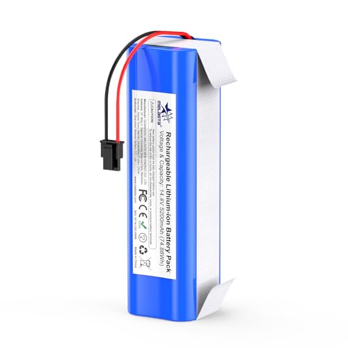 Li-ion Batteria di Ricambio 14.4V 5200mAh per Eufy RoboVac X8 X8 Hybrid X8 bianco X8 T226X Series Robot Aspirapolvere