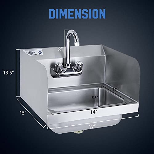 Commercial Stainless Prep Sink Table