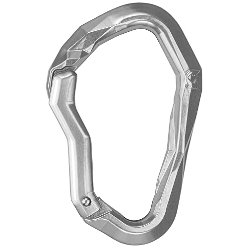 Grivel Stealth Bent Gate Carabiner, Designed for Sport Climbing with Large Opening