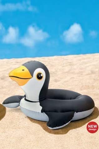 ADJD Inflatable Kiddie Animal Shape Swim Pool Water Float Ring Tube Boat for Kids (Pelican) 2
