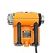 Electric Wall Planing Machine, Power Shovel Wall Machine with Adjustable Depth, Concrete Shovel Shovel Wall Machine with Side Knife and Toolbox, for Wall Renovation, Putty Cement Stripping Tools(Orang