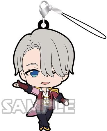 Gashapon Yuri!!! ON ICE Capsule Correa de goma Victor Nikiforov (individual)