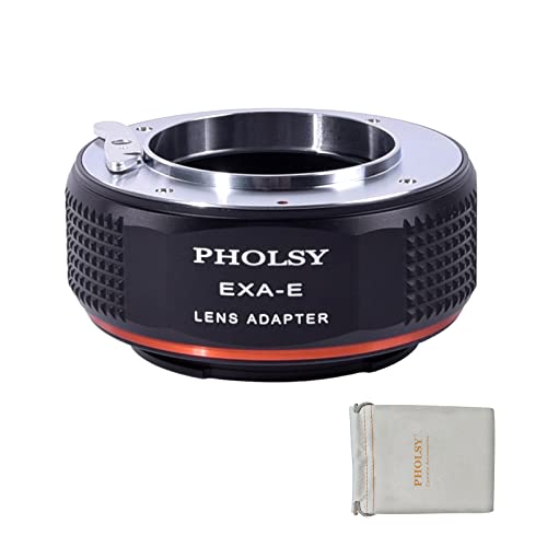 PHOLSY Lens Mount Adapter Compatible with Exakta Mount Lens (Not Fit Topcon) Compatible with Sony E Mount Camera a1 a9ii a7S iii/ii