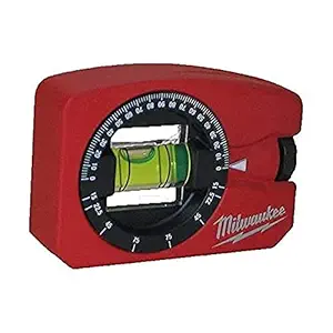 Milwaukee 4932459597 932459597 Magnetic Pocket Level 7.8cm, Red