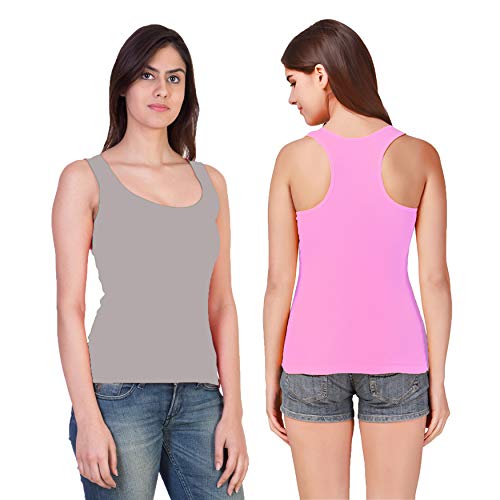 Image of Camisole Tank Top Vest Racerback Sando Camis for Women, Girls (Pack of 2)