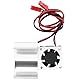 Keenso RC Motor Kühlkörper, Modell 540/550 Bürstenmotor 3650/3660 Bürstenloser Motor für 1/10 RC Auto(Silber)