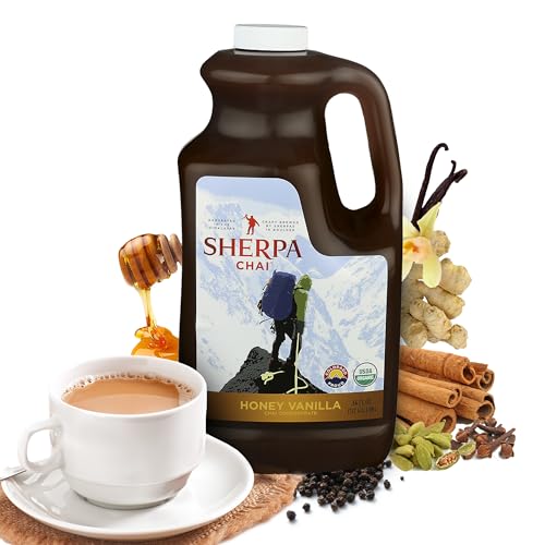 Sherpa Chai Honey Vanilla Chai Tea Concentrate - Hand Crafted