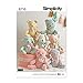 Simplicity Creative Patterns US8716OS Pattern 8716 Stuffed Animals Crafts