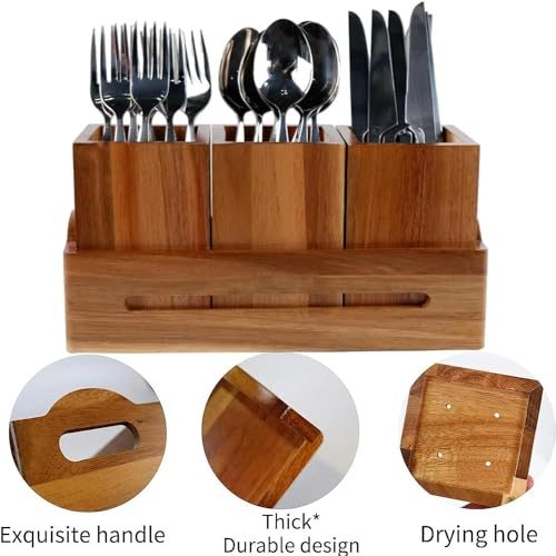Encuentra reviews de Organizador utensilios encimera madera del mes. 9 Imagen adicional