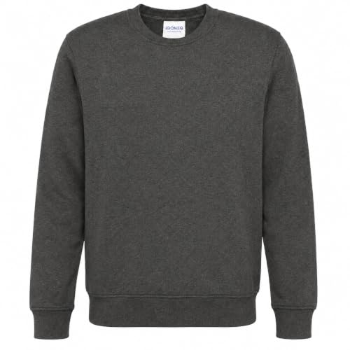 Image of Mad Ink Plain Classic Crewneck Sweatshirt Jumper Top (XS, Charcoal)