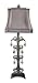 Dimond Sterling Industries 93-9230 Teak-Look Crystal Drop Table Lamp