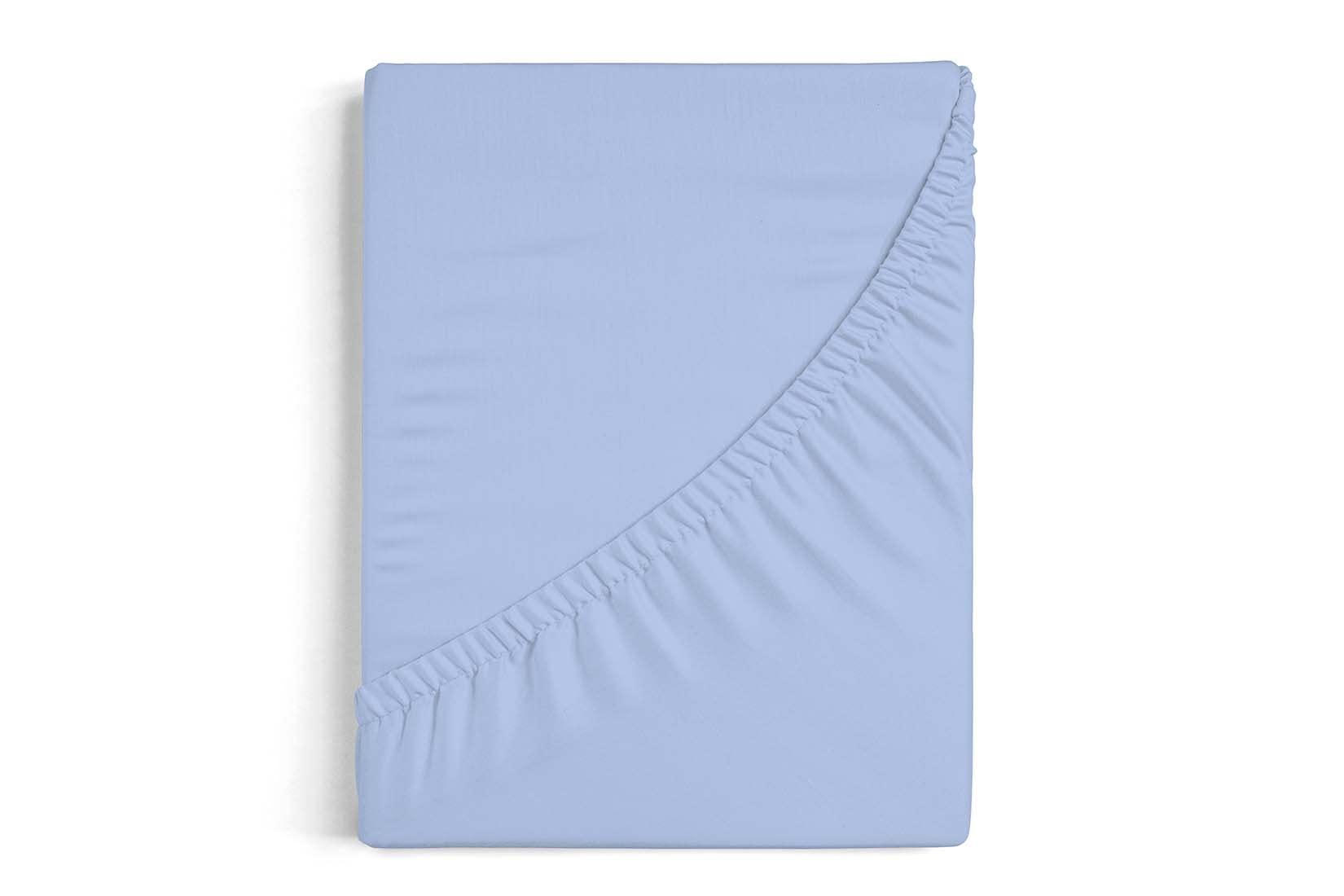 Burrito Blanco | Fitted Sheets 160 x 190/200 cm | 160 cm Bed 100% Cotton Fabric | A8 Blue Design
