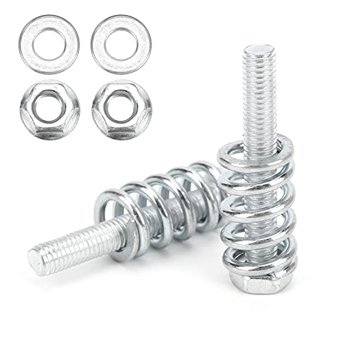 VGEBY Auspuff Ersatz Set 8 teiliges Auspuff Reparatur Set Inkl. Schraube Mutter Federdichtung Stahl Autozubehör
