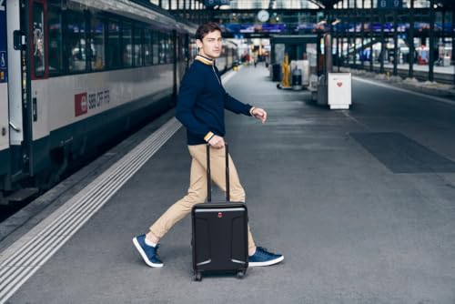 Image of WENGER Legacy - DC Carry-On Hardside Case, Black, 39 Liters, Swiss Designed-Blend of Style & Function, 610865