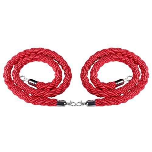 Cuerdas De Terciopelo Rojo, 2 Piezas De Cuerda De Terciopelo