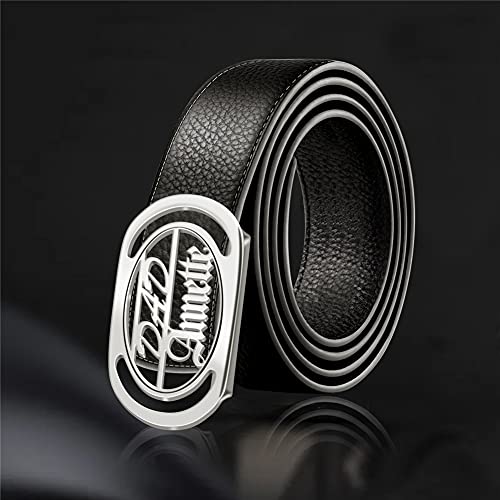 BAUMA AUTO Men's Leather Belt Custom Dress Belts for Men with Name Personalized Classic Belt for Grandpa Father's Day3