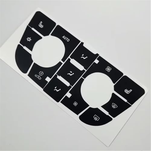 Masquer usure commande climatisation : Autocollants bouton radio Astra J - 4