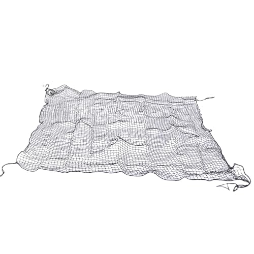 TYTOGE Red de Práctica de Club, Barrera de Red Deportiva de Poliéster de Malla Cuadrada de 0,8 Pulgadas con Cordones Elásticos y Ganchos, para Hockey, Voleibol, Tenis de Mesa, Bád