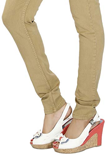Image of FCK-3 Stretchable Denim Pencil Fit Regular Fit High Waist Jeans for Women