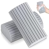 YFUIF 2-Pack Damp Clean Duster Sponge, Magic Sponge Eraser Baseboard Cleaner Tool, Dusters for Cleaning Blinds, Glass, Vents, Railings, Mirrors,Window Track Grooves and Faucets