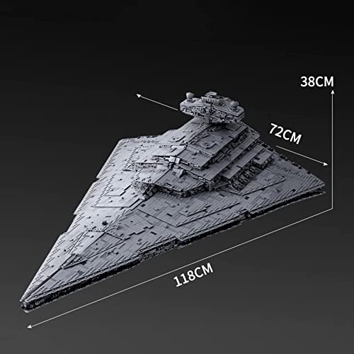 YLPCK Super Star Destroyer, Technic Raumschiff Modellset 11885 Teile Empire Raumzerstörer Modell Bausteine Kits Riesiges… – Bild 5