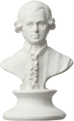 Queenbox Mozart - Mini esculturas griegas de busto de 1 pulgada de alto, figura de resina de mitología de diosa, manualidades romanas clásicas,