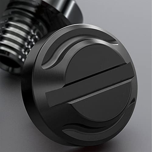 Image of 4pcs CNC Motorcycle Mirror Hole Plugs Screws Bolts 2 Regular+2 Reverse M10x1.25 (black, M10>2 regular + 2 reverse)