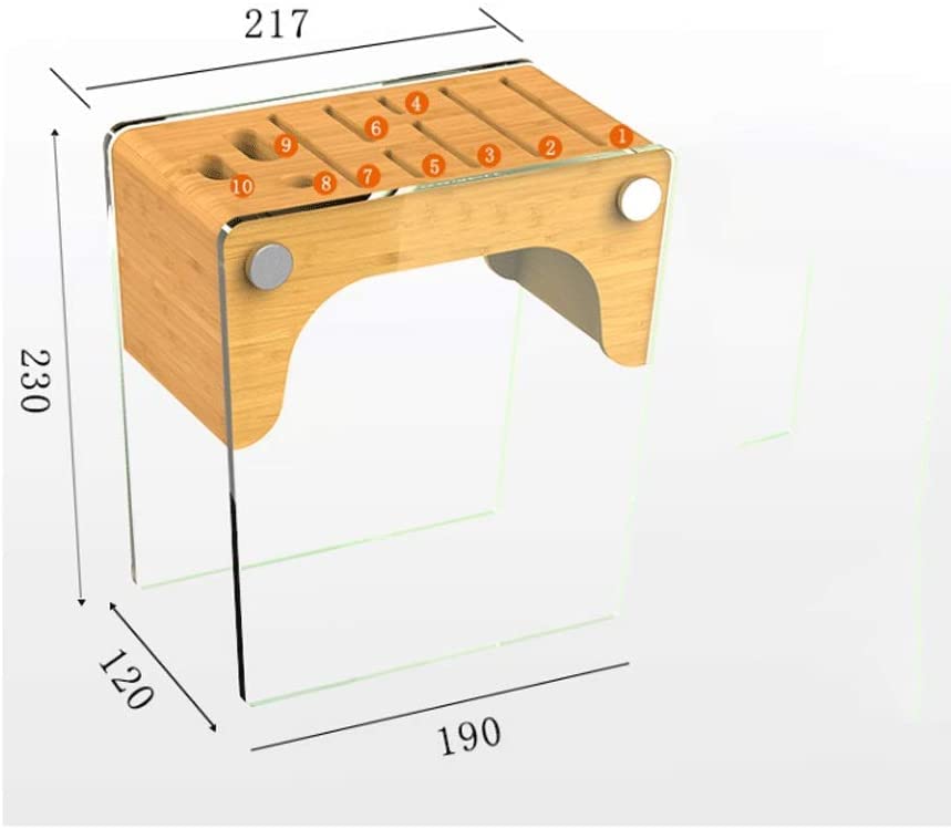 Rangement de couteaux compact pour étagère de cuisine et ménage de Chef