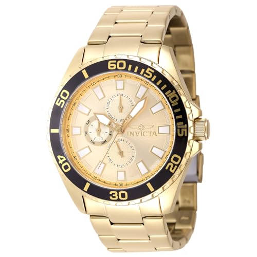 Montre Invicta Pro Diver Homme Quartz Cadran Noir Accessoire Idéal du Bureau aux Loisirs Marins