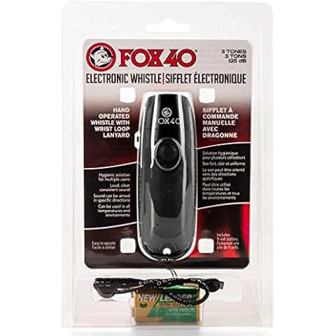 Fox 40 Electronic Whistle Black Cover