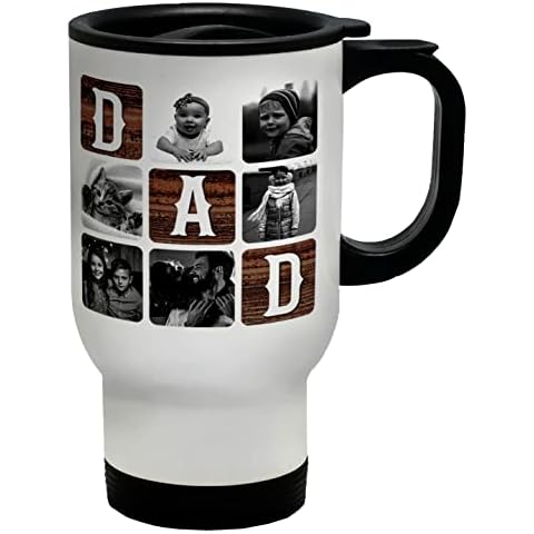 Shopagift Personalised Photo Travel Mug Cover