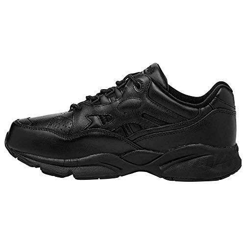 Propét Men's Stability Walker Walking Sneakers Medicare Approved Shoes, Black, 11 XX-Wide