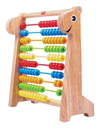 Giggles - Abacus, Multicolour Wooden Educational Toy, Early Math Skills, 3 Years & Above, Preschool Toys, Multicolor, Pack Of 1