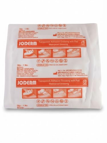 Image of JOMED Waterproof & Transparent Film Dressings with pad, size : 10x10cm, box of 10 pcs
