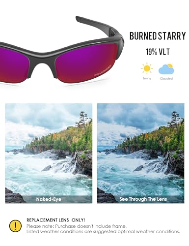 Image of BLAZERBUCK Replacement Lenses & Sock Kit for Oakley Flak Jacket OO9008 Sunglass