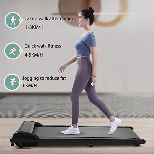 Caminadora compacta portátil con control remoto 2 en 1 miniatura 4