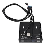 CONCEPTION MULTI-INTERFACE : panneau avant USB avec 1 TYPE C, 1 USB3.0A femelle, 2 USB2.0A femelles pour répondre à divers besoins.