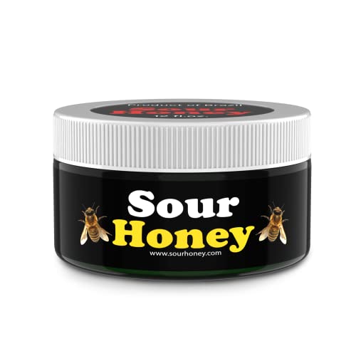 Sour Honey Organic Honey from Brazil- All-Natural Brazilian Honey - No Artificial Ingredients- Immune Boosting - 8 Ounces