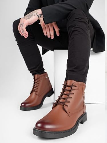 Image of Carlton London Men's Urban Explorer Lace-up Leather Boots