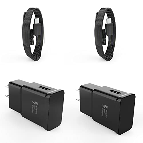 Wall Charger Fast Charging Type USB C Power Adapter Cell Phone Block(2Pack) for Android Tablet Compatible for Galaxy LG Super Charge Box Brick Cable S10 9 Cord Note S21 20 Ultra Z Flip3 Plus