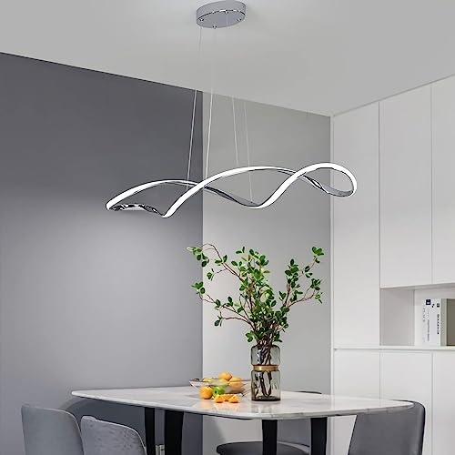 Lustre moderne LED télécommandé pour ajuster l'éclairage du restaurant au salon - 3