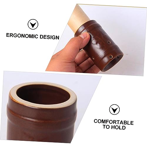 Juego de frasco cerámico para moxibustión GALPADA para alivio de dolores musculares, tanque portátil de calor ajustable para uso en casa y viajes miniatura 7