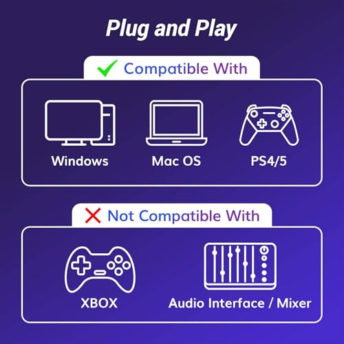 TONOR Gaming USB Microphone with Adjustable RGB Modes & Brightness, Condenser PC Mic with Boom Arm for Streaming Podcast Recording Studio Singing Youtube Compatiple with Computer/Laptop/Mac/PS4 TC310+ - Image 7