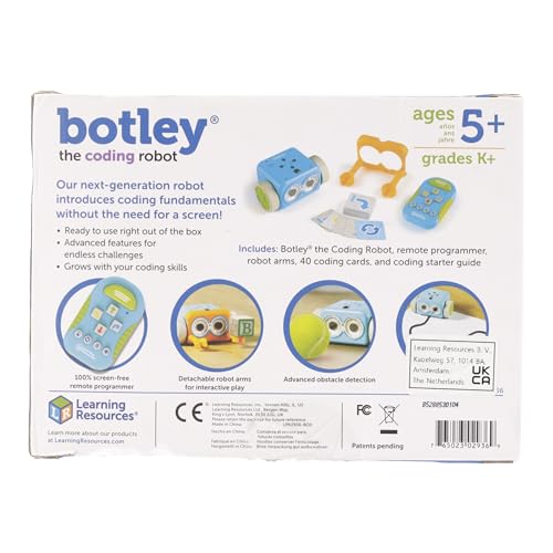 Learning Resources LER2936 Botley The Coding Robot - 45 Pieces, Ages 5+ Screen- Free Coding Toys, Coding Stem Toy For Kids thumb #11