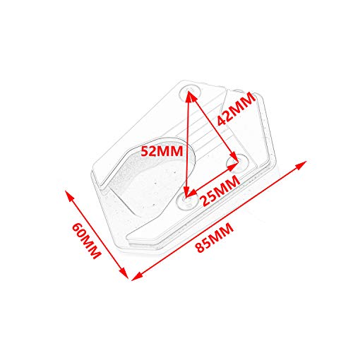 Sangmei Suporte de apoio lateral de suporte de suporte de suporte de placa de apoio para motocicleta