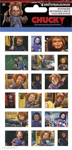 Childs Play - Chucky Standard Stickers - 4 Sheet
